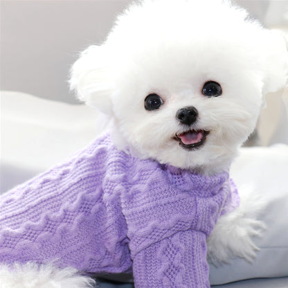 Towable Plus Fleece Winter Sweater for Dogs