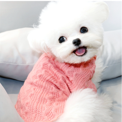 Towable Plus Fleece Winter Sweater for Dogs